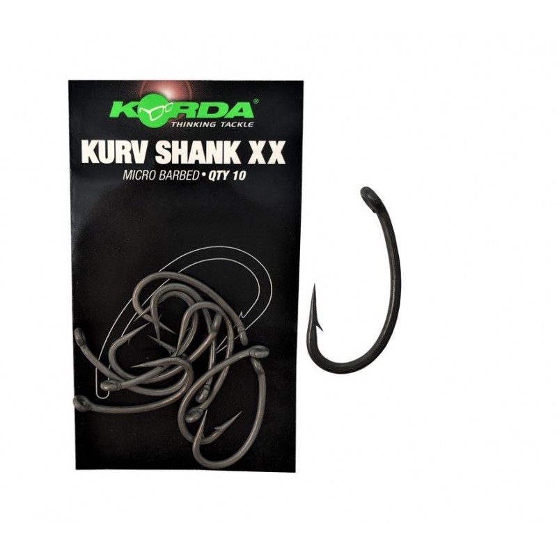 Korda Kurv Shank XX r.2 10szt. haki karpiowe