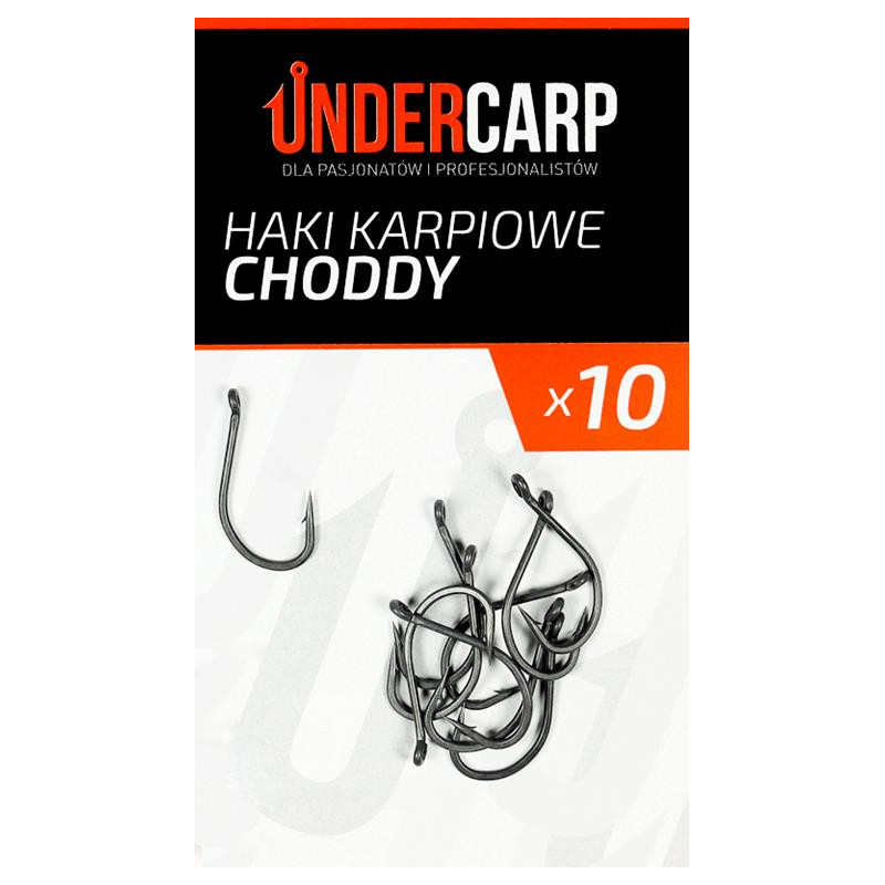 UnderCarp Choddy r.2 10szt haki karpiowe