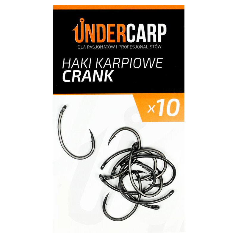 UnderCarp Crank r.4 10szt haki karpiowe