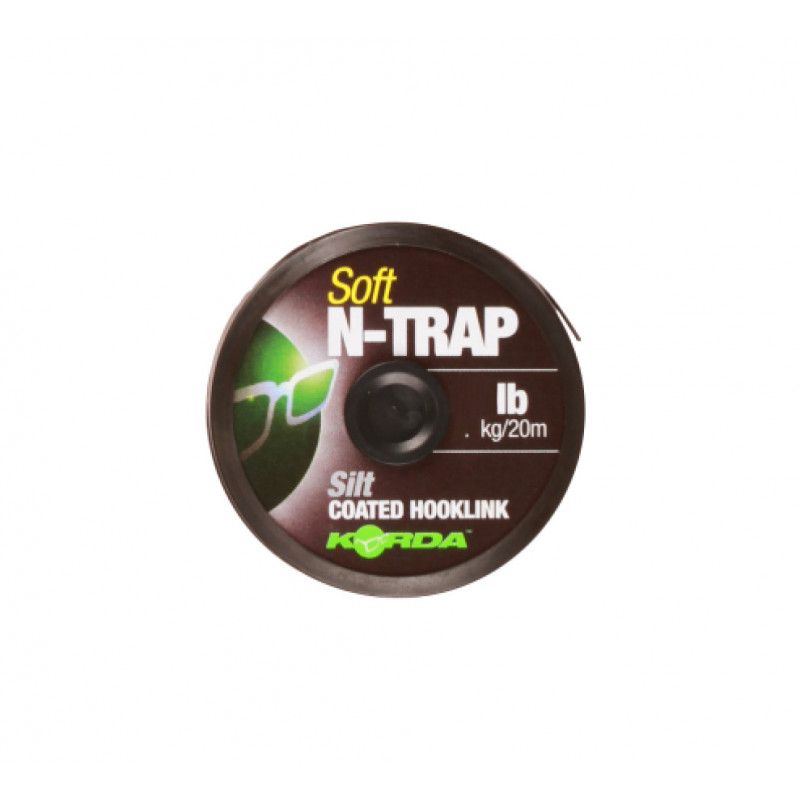 Korda Plecionka przyponowa N-Trap Soft Weed Green 15lb 20m