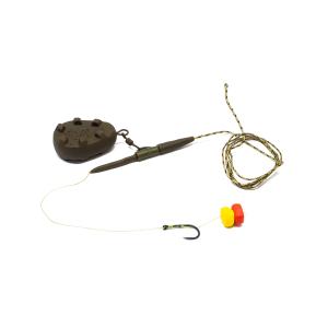 FL Gripper Swivel Lead 85g leadcore ciężarek przypon z kukurydzą r.4 gotowy zestaw karpiowy