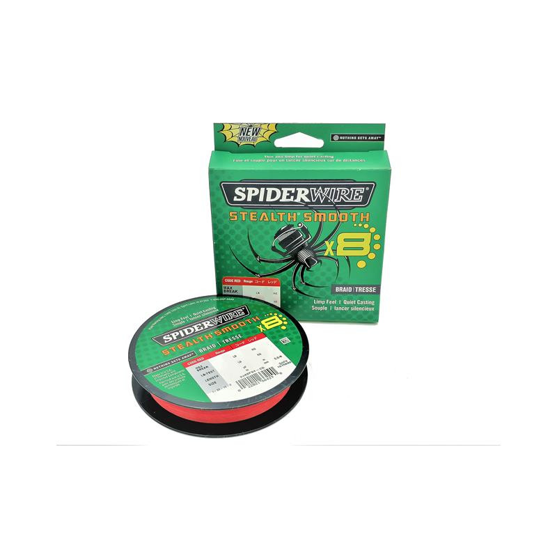 SpiderWire Plecionka 0.11mm 10.3kg 150m Stealth Smooth x8 Red