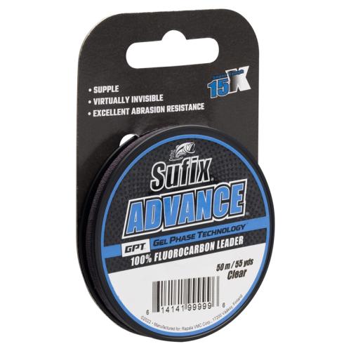 Sufix Fluorocarbon Advance Clear 50m 0.235mm 4.5kg