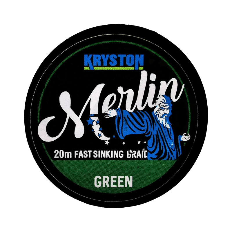 Kryston Plecionka Przyponowa Merlin 15lb 20m Green  