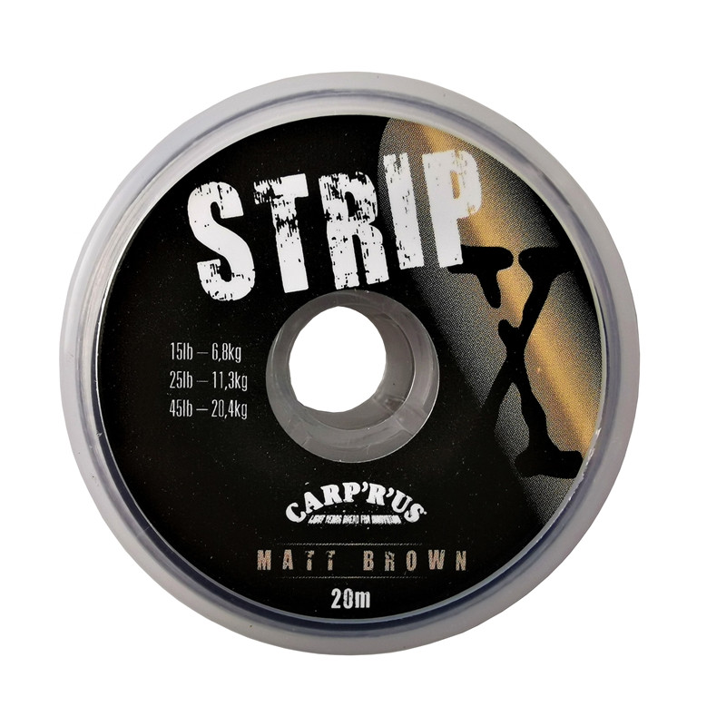 Carp’r’us Plecionka Przyponowa Strip-X 15lb 20m Matt Brown