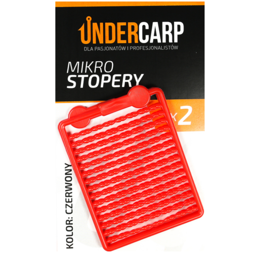 UnderCarp Mikro Stopery Czerwone