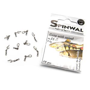 Spinwal Krętlik z agrafką r.18 S 8kg