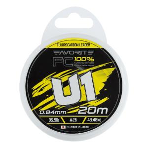 Favorite U1 FC 0.84mm 20m fluorocarbon