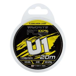 Favorite U1 FC 1.05mm 20m fluorocarbon