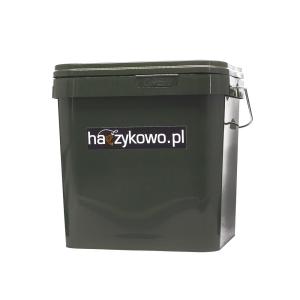 Wiadro wędkarski zielone haczykowo.pl 17L