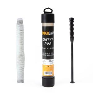 UnderCarp Siatka PVA Tunel+Ubijak 15mm 7m