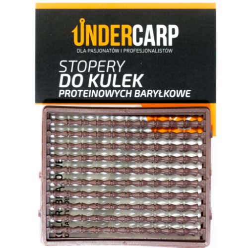 UnderCarp Stopery do kulek proteinowych baryłkowe Twarde Brązowe