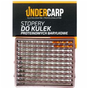 UnderCarp Stopery do kulek proteinowych baryłkowe Twarde Brązowe