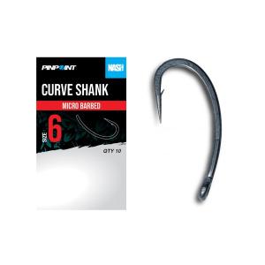 Nash Curve Shank r.6 10szt. haki karpiowe