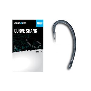 Nash Curve Shank Barbless r.6 10szt. haki karpiowe