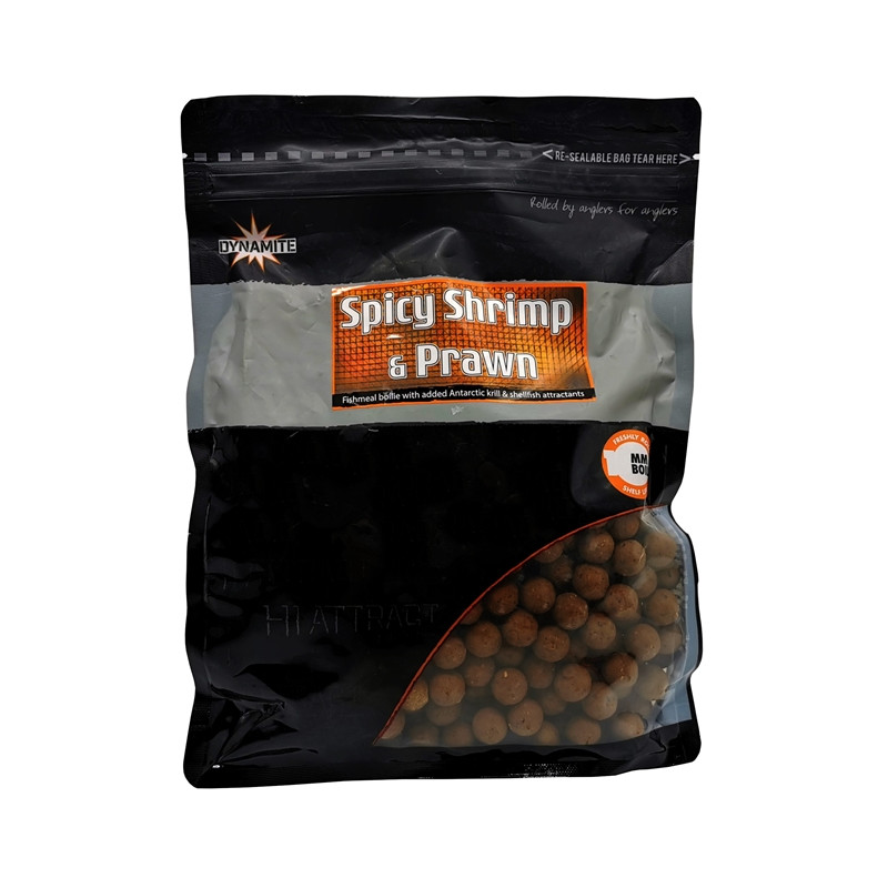 Dynamite Baits Spicy Shrimp Prawn 15mm 1kg kulki zanętowe