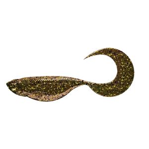 Libra Lures Embrion Shad Twist Tail 2.5" 033 Motor Oil Brown Fish