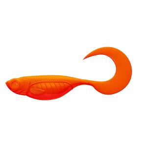 Libra Lures Embrion Shad Twist Tail 2.5" 011 Hot Orange Fish