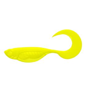 Libra Lures Embrion Shad Twist Tail 2.5" 006 Hot Yellow Fish