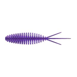 Libra Lures Turbo Worm Mini 35 020 Purple With Glitter Cheese