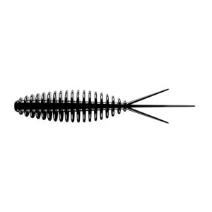 Libra Lures Turbo Worm Mini 35 040 Black Cheese