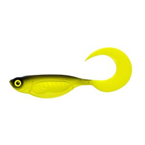 Libra Lures Embrion Twist Tail 7" 006 Hot Yellow No Scent