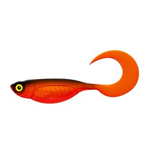 Libra Lures Embrion Twist Tail 7" 011 Hot Orange No Scent