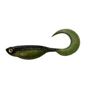 Libra Lures Embrion Twist Tail 7" 132 Motor Oil Green No Scent