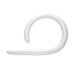 Libra Lures Flex Worm Junior 65 001 White Cheese