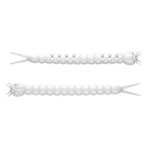 Libra Lures Slight Worm 38mm 001 White Cheese
