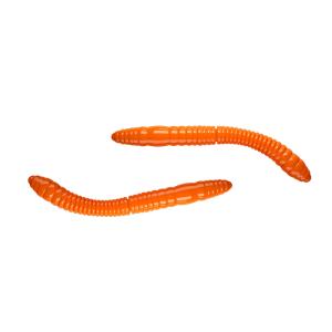 Libra Lures Fatty D'Worm Tournament 011 Hot Orange Cheese