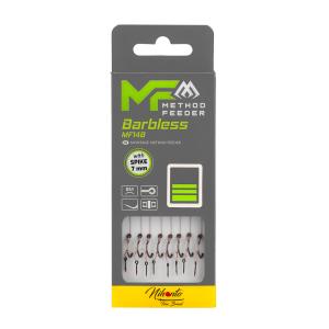 Mikado MF14 bagnet bezzadziorowe r.4 plecionka 0.18mm 10cm 8szt. gotowe przypony