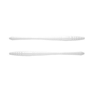 Libra Lures Dying Worm 70mm 001 White Cheese