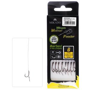 Mikado X-tra Strong igła r.12 plecionka 0.12mm 10cm 8szt. gotowe przypony
