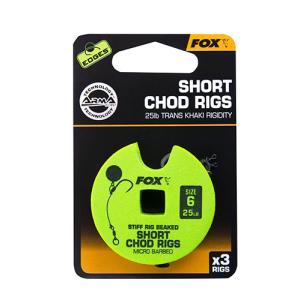 Fox Edge Armapoint Stiff Rig Beaked Chod Rigs r.6 25lb 3szt. gotowe przypony