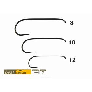 Traper DF21 Barbless r.12 25szt. hak muchowy