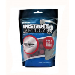 Nash Bait Instant Action Boilies 15mm Squid and Krill 200g