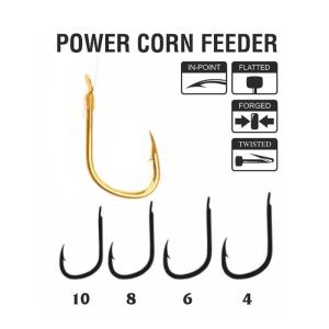 Traper Hikara Corn Power Feeder Gold r.6 0.22mm gotowe przypony