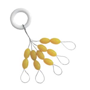 Jaxon Stopery Silikonowe XL Extra Large Żółte 10x1szt.