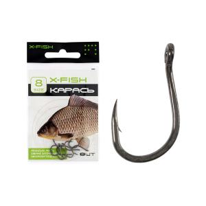 X-Fish Crucian r.12 8szt. haczyki