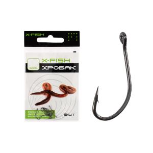 X-Fish Worm r.12 8szt. haczyki