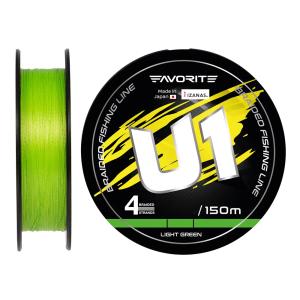 Favorite U1 PE 4x 0.094mm 150m Light Green plecionka