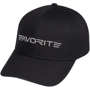 Favorite Long Silver Logo 58 Black czapka