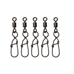 Flagman Feeder German Snap Link Swivels S 5szt. agrafka z krętlikiem