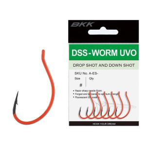 BKK DSS-Worm UVO r.4 Barbed 7szt. haki