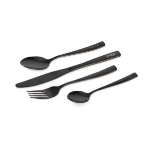 Fox Cookware Black Stainless Cutlery Set zestaw sztućców