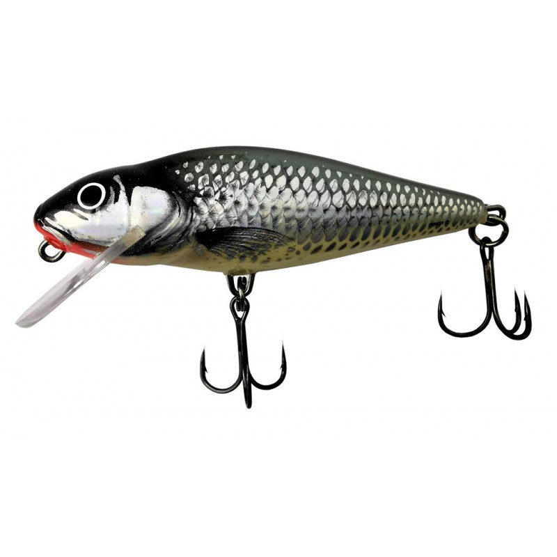 Salmo Wobler Perch 12cm Holographic Grey Shiner Floating
