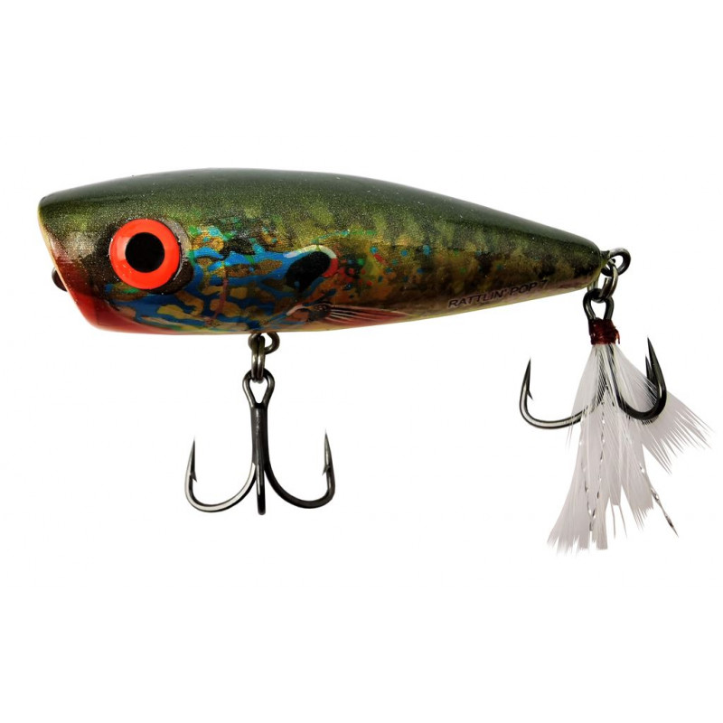 Salmo Wobler Rattlin' Pop 7cm Real Hot Bluegil Floating