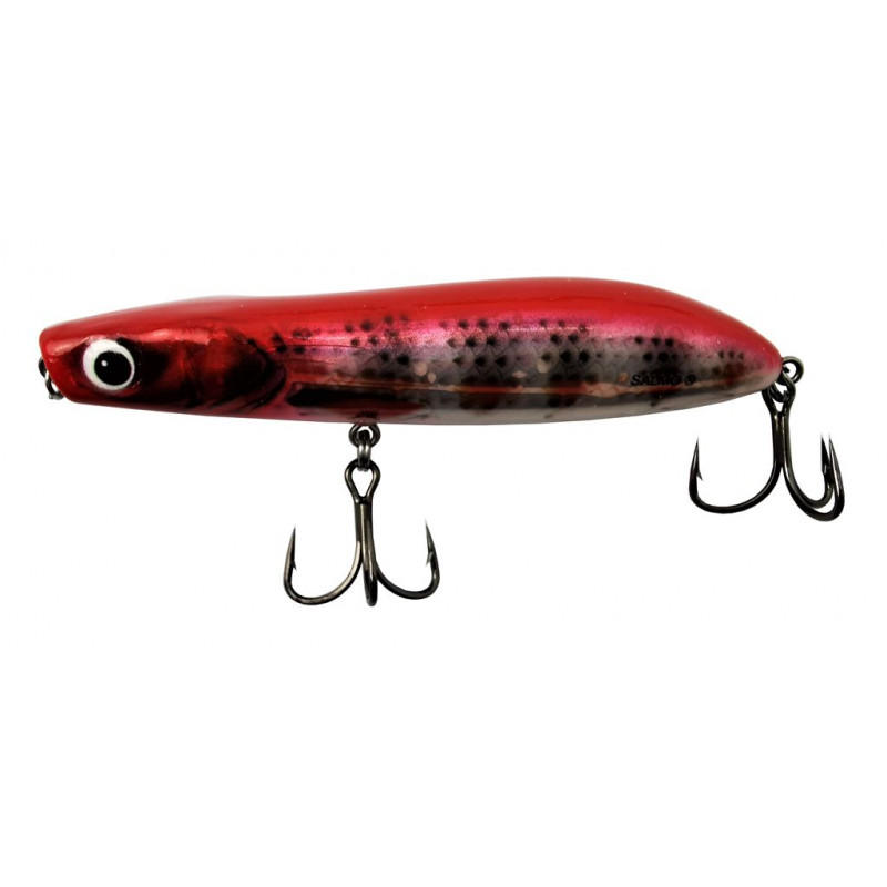 Salmo Wobler Rattlin' Stick 11cm Holo Red Head Striper Floating