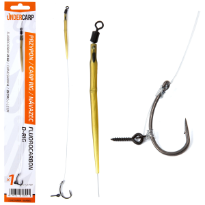 UnderCarp Przypon Karpiowy Fluo D-Rig 6